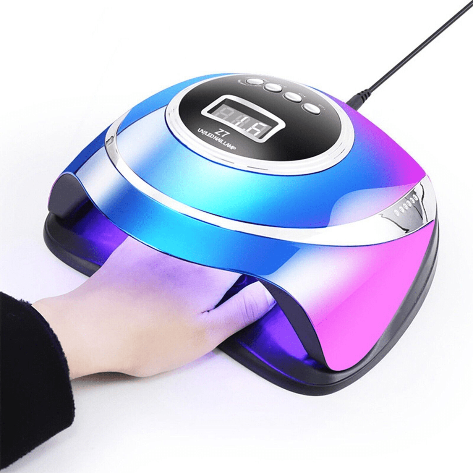 Професионална печка за нокти Z7, 180W с 57 LED светлини - Atron Професионална печка за нокти Z7, 180W с 57 LED светлини - Atron